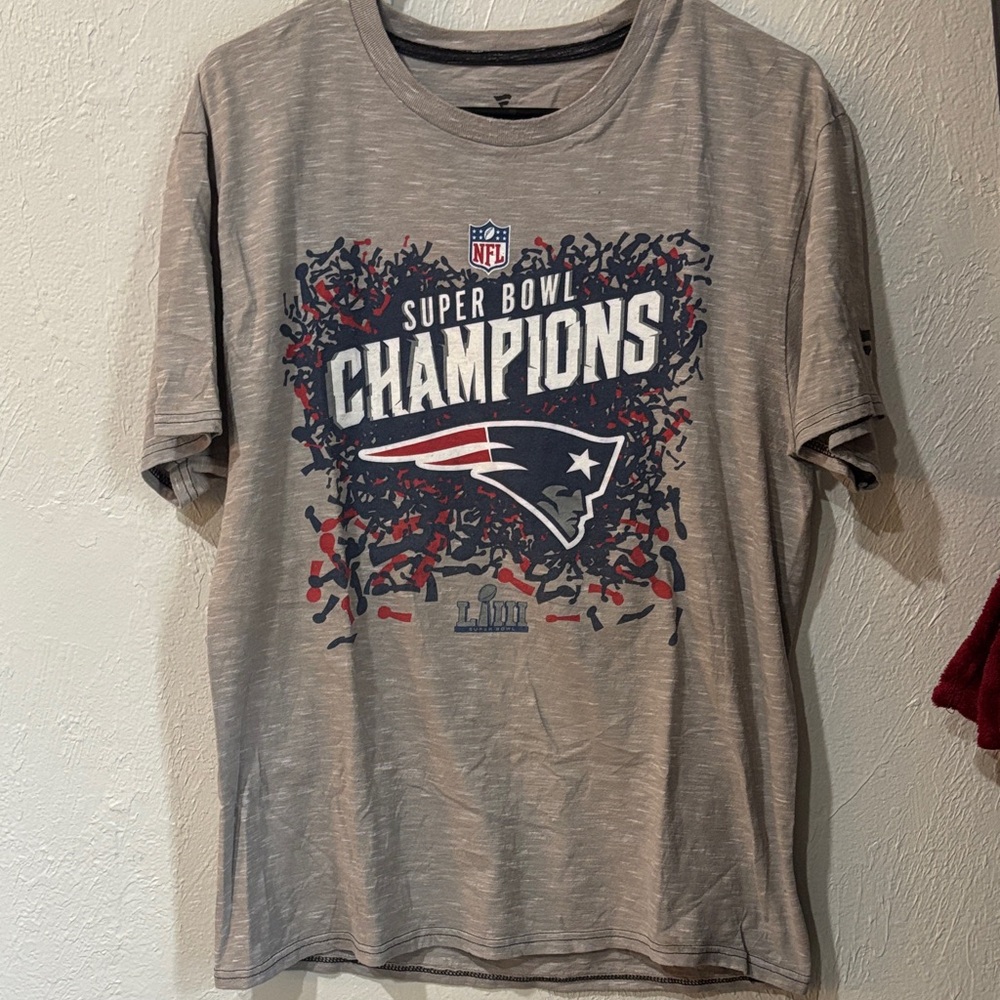 Fanatics Gray Super Bowl Champions Tee